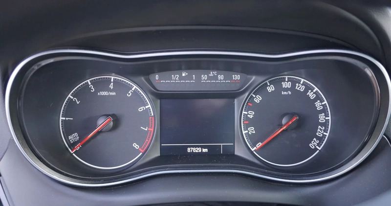 Opel Zafira cena 81000 przebieg: 87830, rok produkcji 2017 z Lębork małe 154